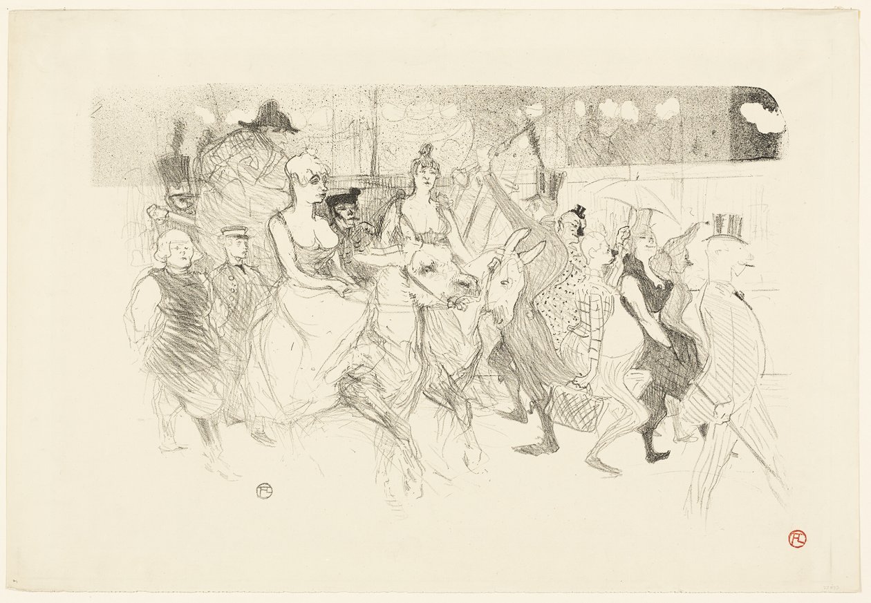 Ein Galaabend im Moulin Rouge von Henri de Toulouse Lautrec