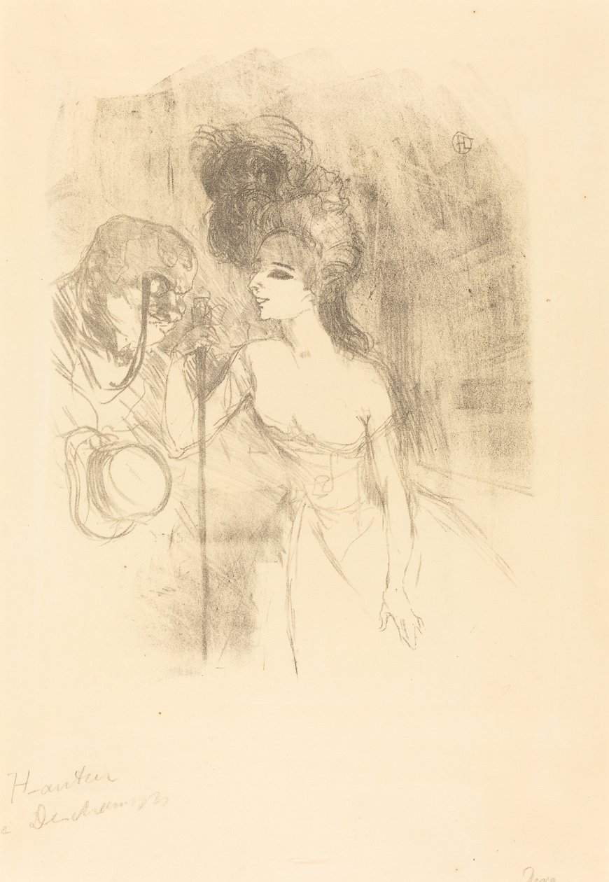 Anna Held und Baldy von Henri de Toulouse Lautrec