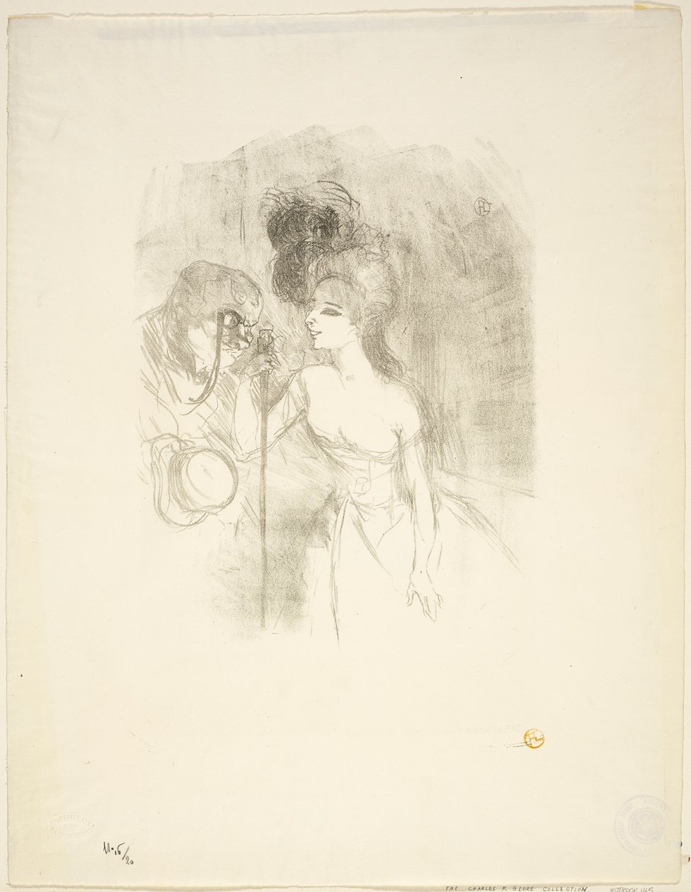 Anna Held und Baldy von Henri de Toulouse Lautrec