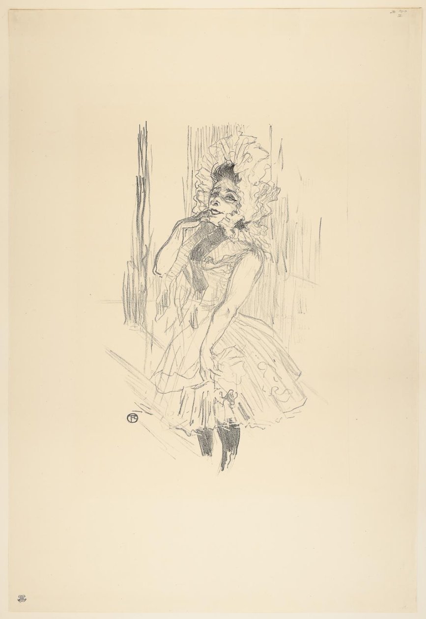 Anna Held, in Toutes ces Dames au Théâtre von Henri de Toulouse Lautrec