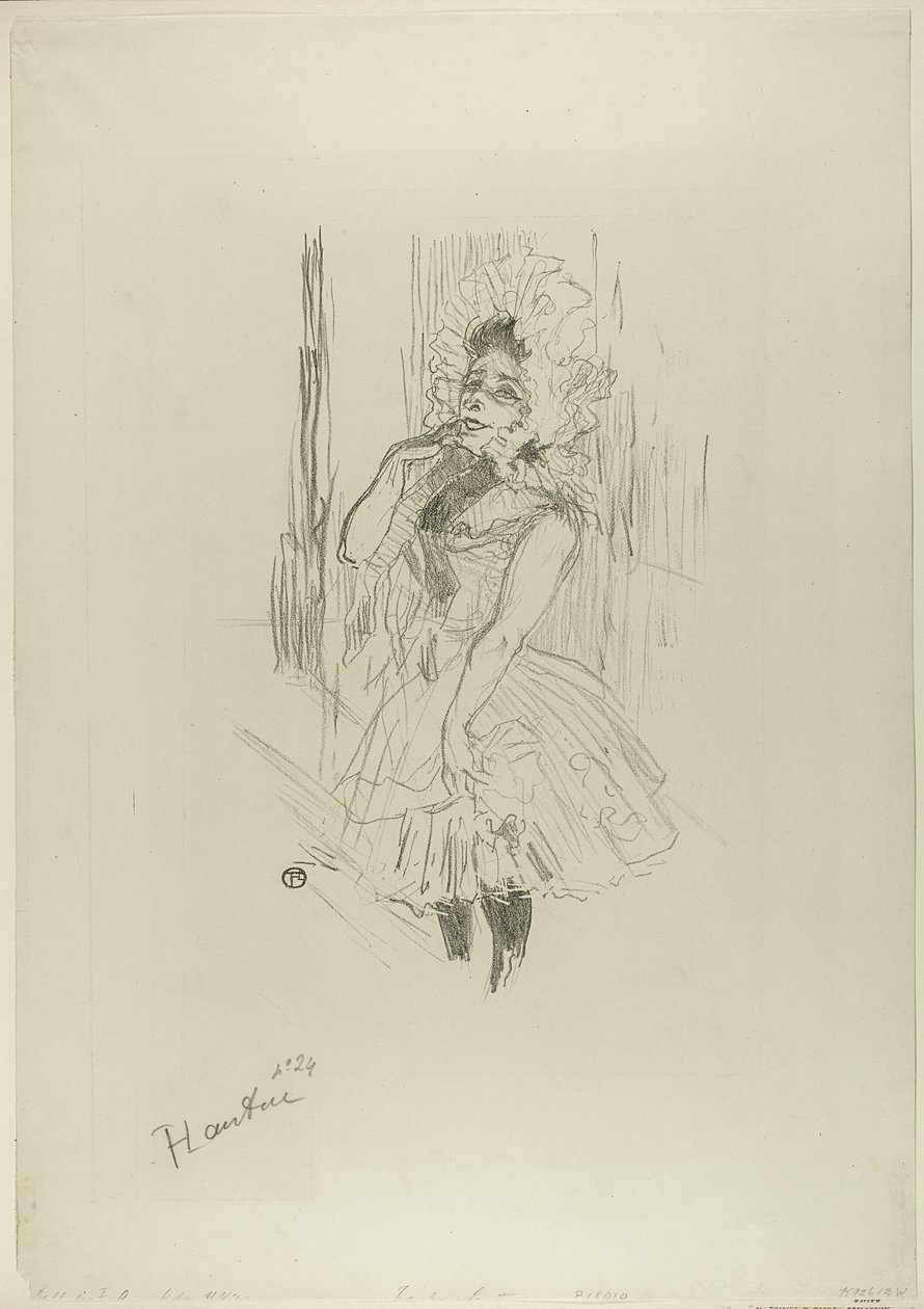Anna Held, in Toutes ces Dames au Théâtre von Henri de Toulouse Lautrec