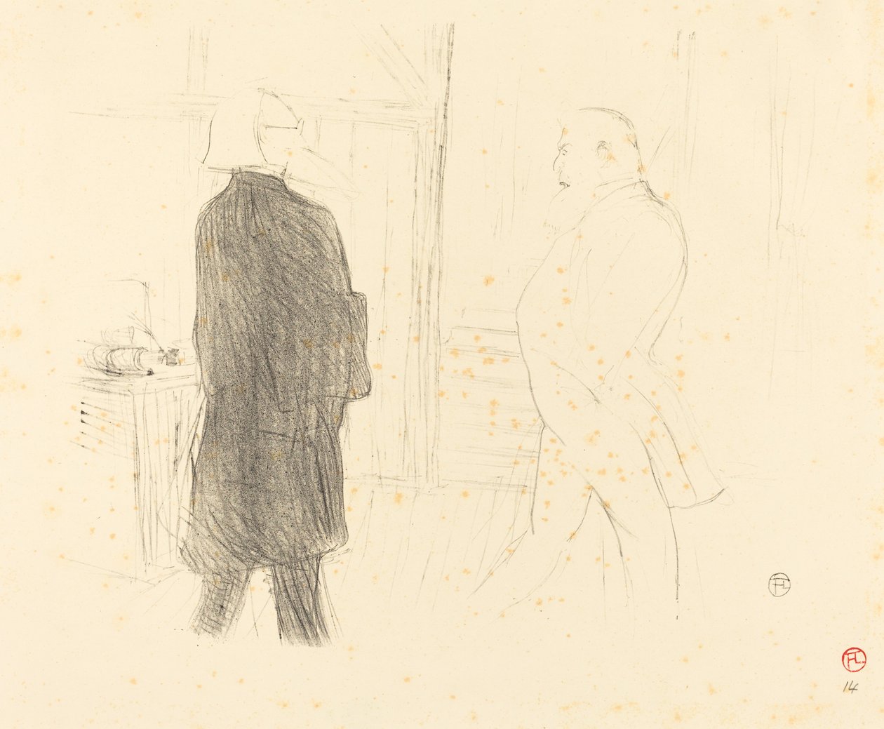 Antoine und Gémier in "Une Faillite" von Henri de Toulouse Lautrec