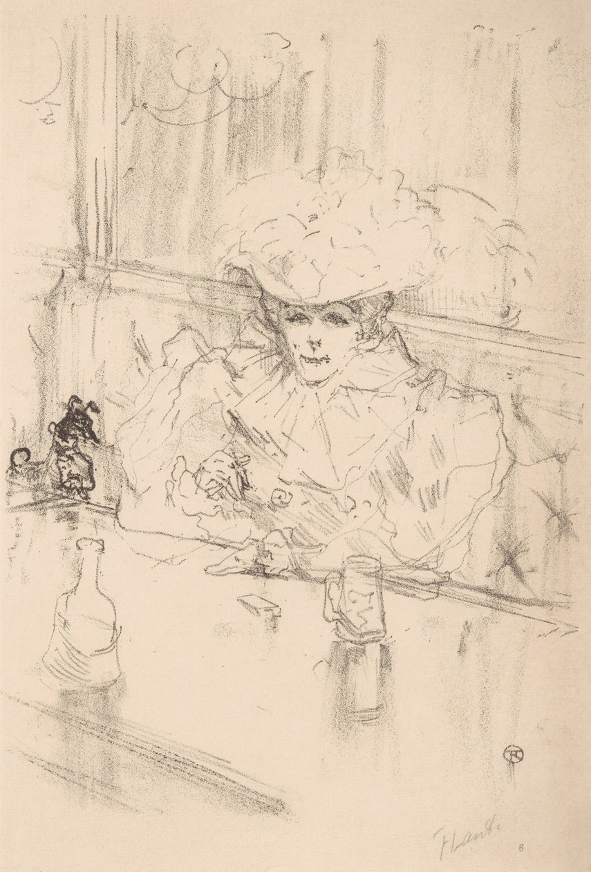 In der Brasserie Hanneton, 1898 von Henri de Toulouse Lautrec