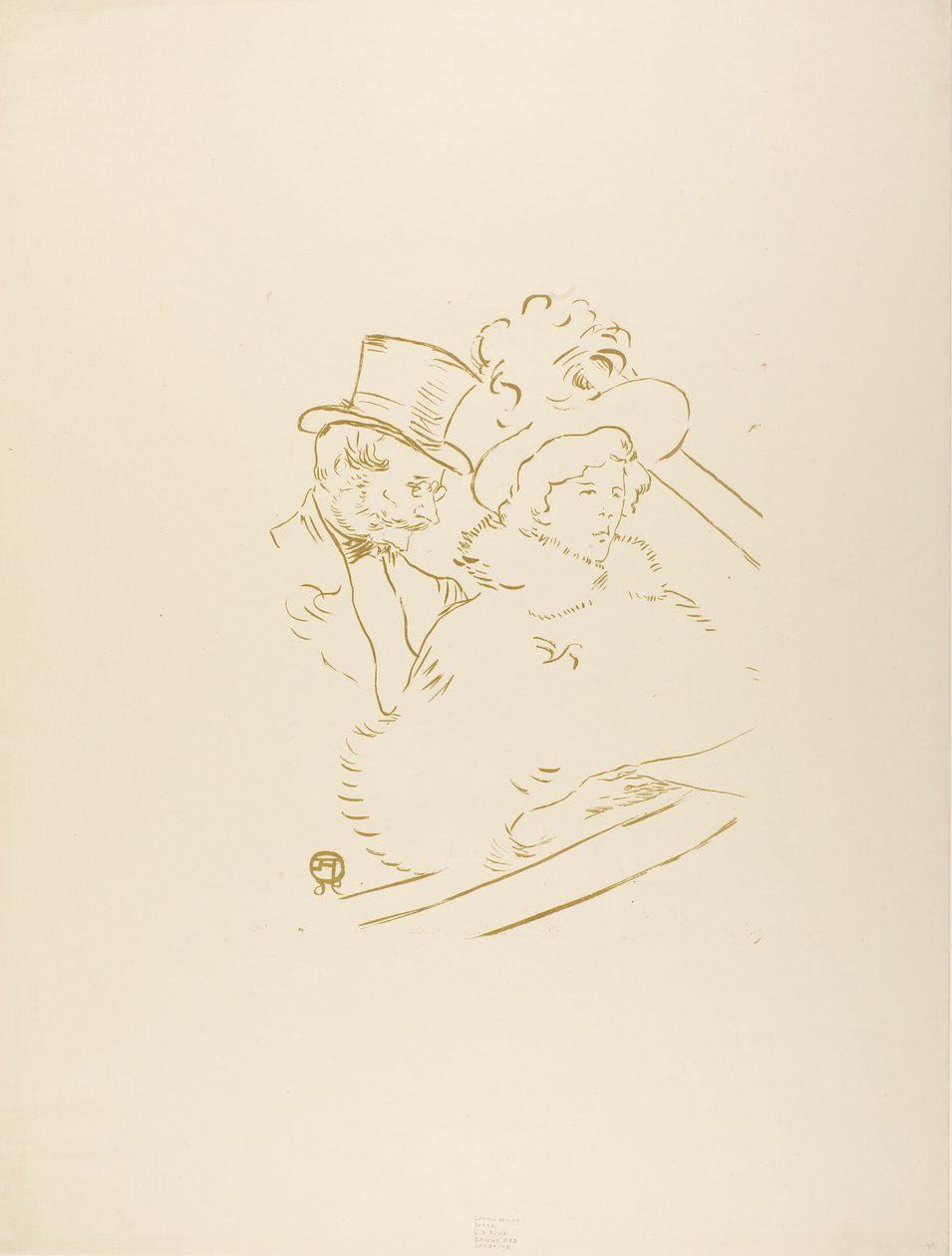 Beim Konzert von Henri de Toulouse Lautrec