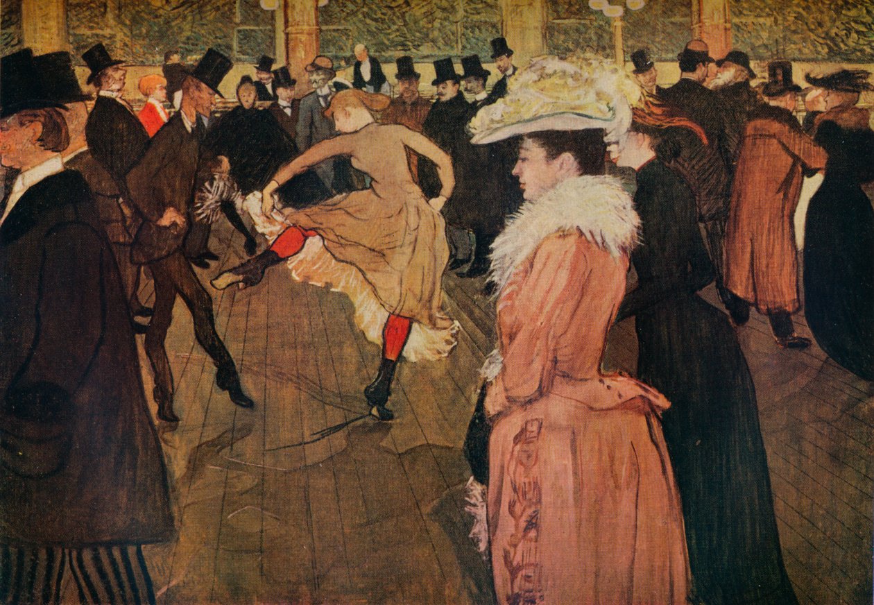 Im Moulin Rouge, der Tanz, 1890, 1934 von Henri de Toulouse Lautrec