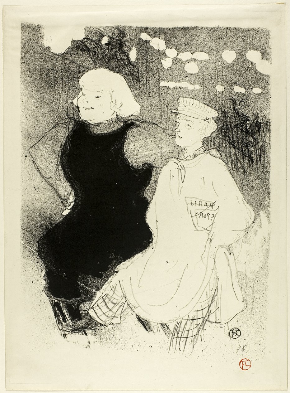 Im Moulin Rouge: die französisch-russische Allianz von Henri de Toulouse Lautrec