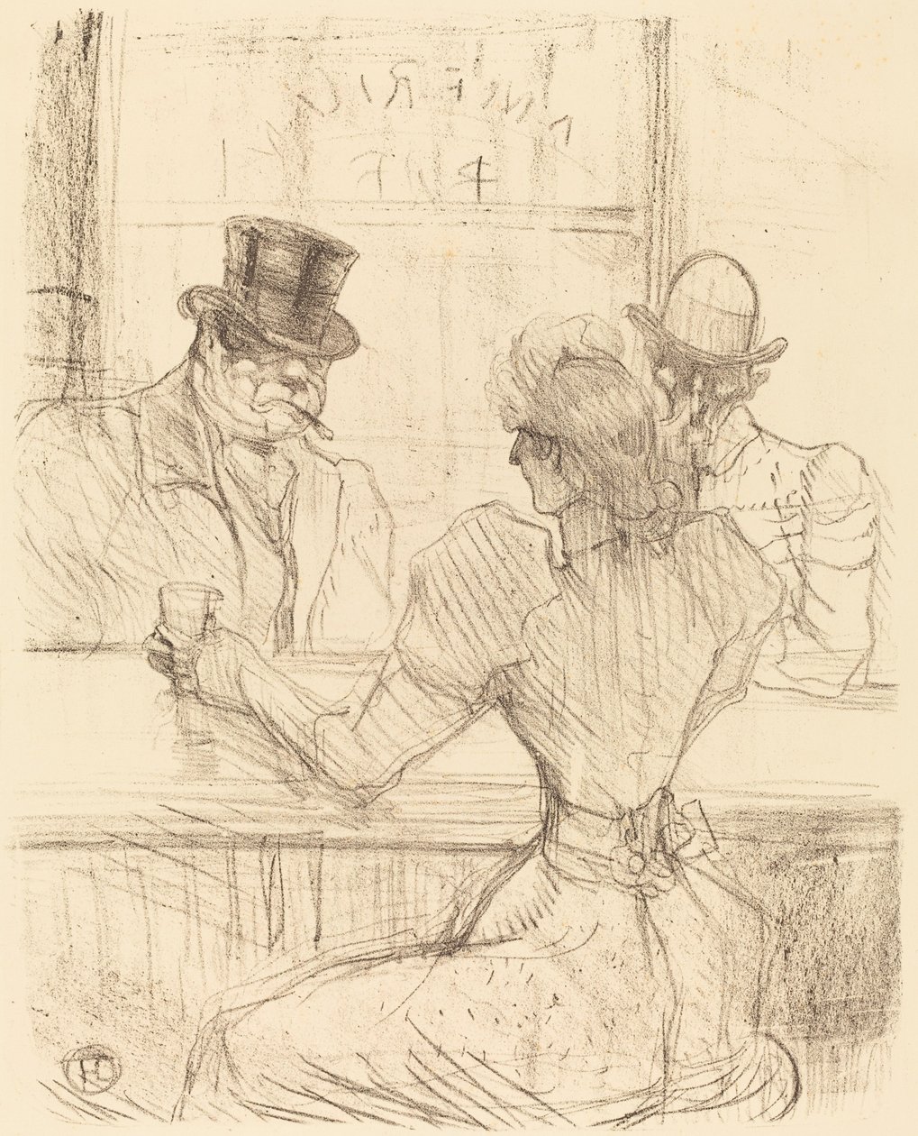 In der Picton Bar, rue Scribe von Henri de Toulouse Lautrec