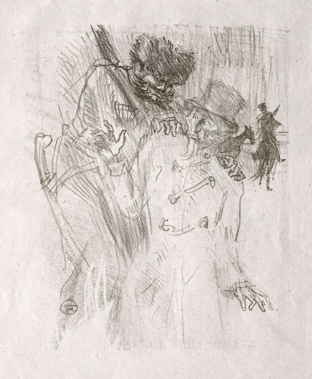 Am Fuße des Sinai: Verhaftung von Schlomé Fuss, 1898 von Henri de Toulouse Lautrec