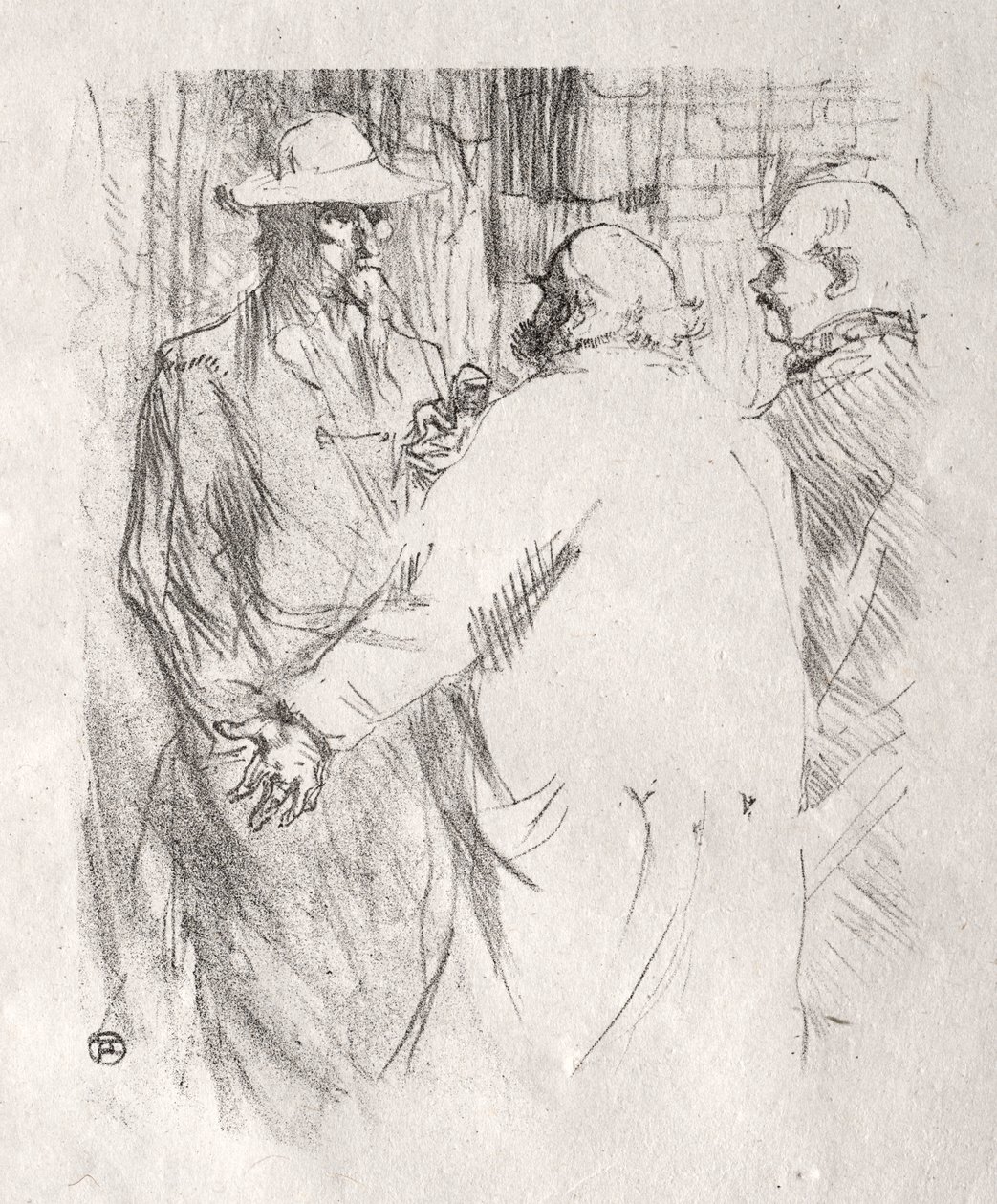 Am Fuße des Sinai: Clemenceau in Busk von Henri de Toulouse Lautrec