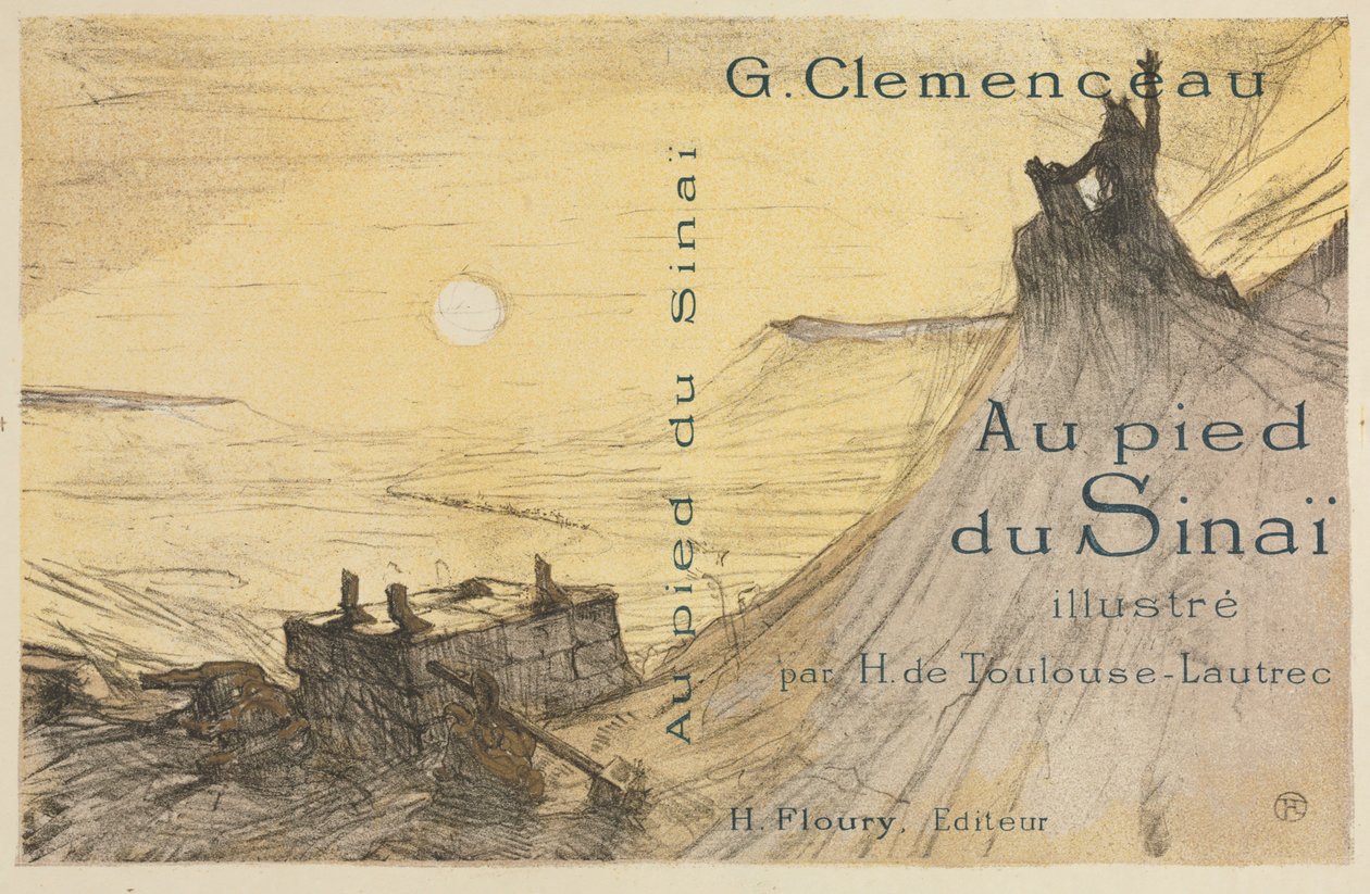 Am Fuße des Sinai: Umschlag, 1898 von Henri de Toulouse Lautrec