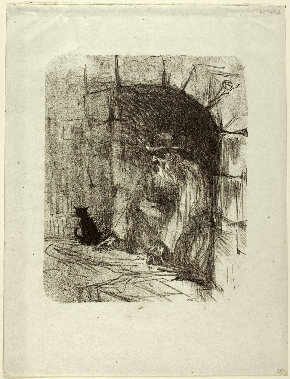 Hinterzimmer eines Ladens in Krakau, aus Au Pied du Sinaï von Henri de Toulouse Lautrec