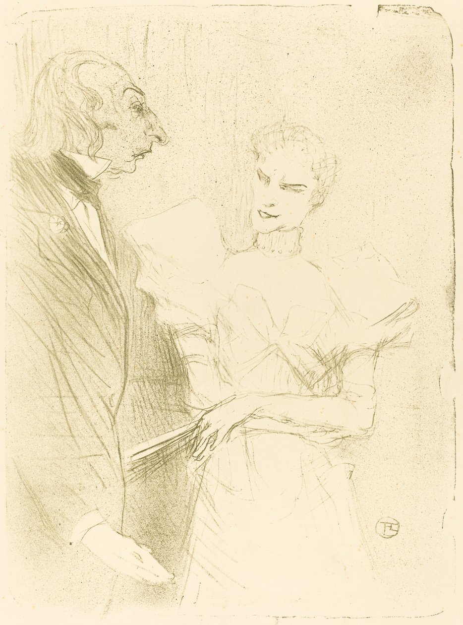Brandes und Leloir in "Cabotins" von Henri de Toulouse Lautrec