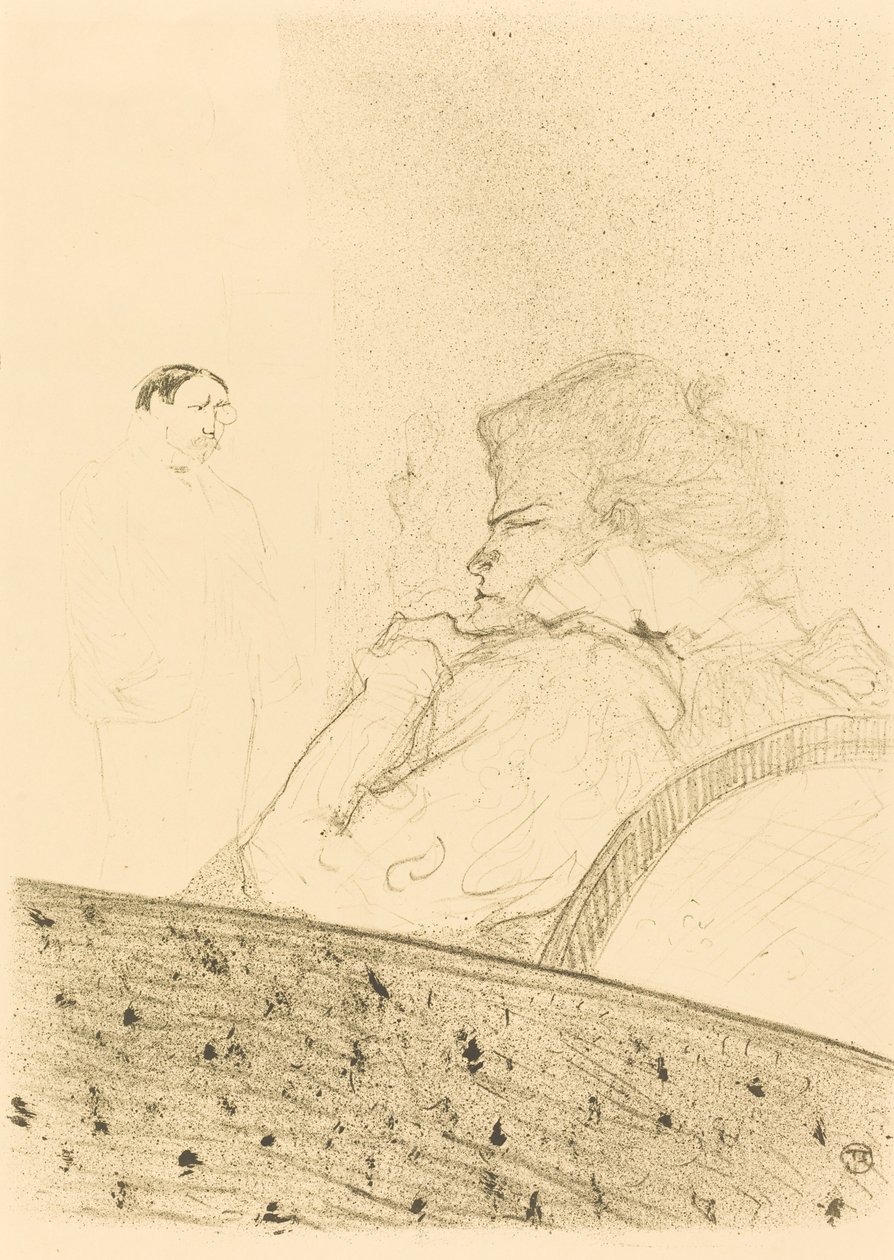 Brandes in seiner Loge, 1894 von Henri de Toulouse Lautrec