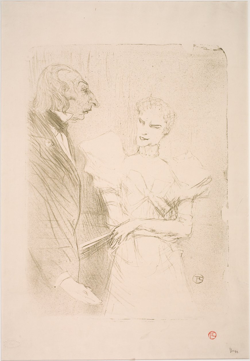 Brandès und Leloir, in Cabotins von Henri de Toulouse Lautrec