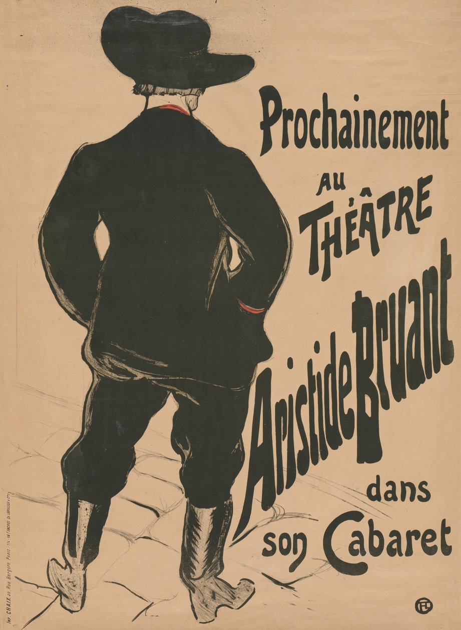 Bruant au Mirliton von Henri de Toulouse Lautrec