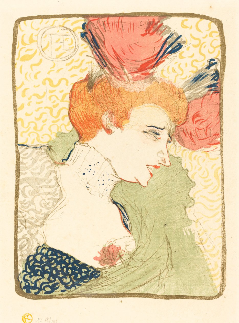 Büste von Mlle. Marcelle Lender von Henri de Toulouse Lautrec