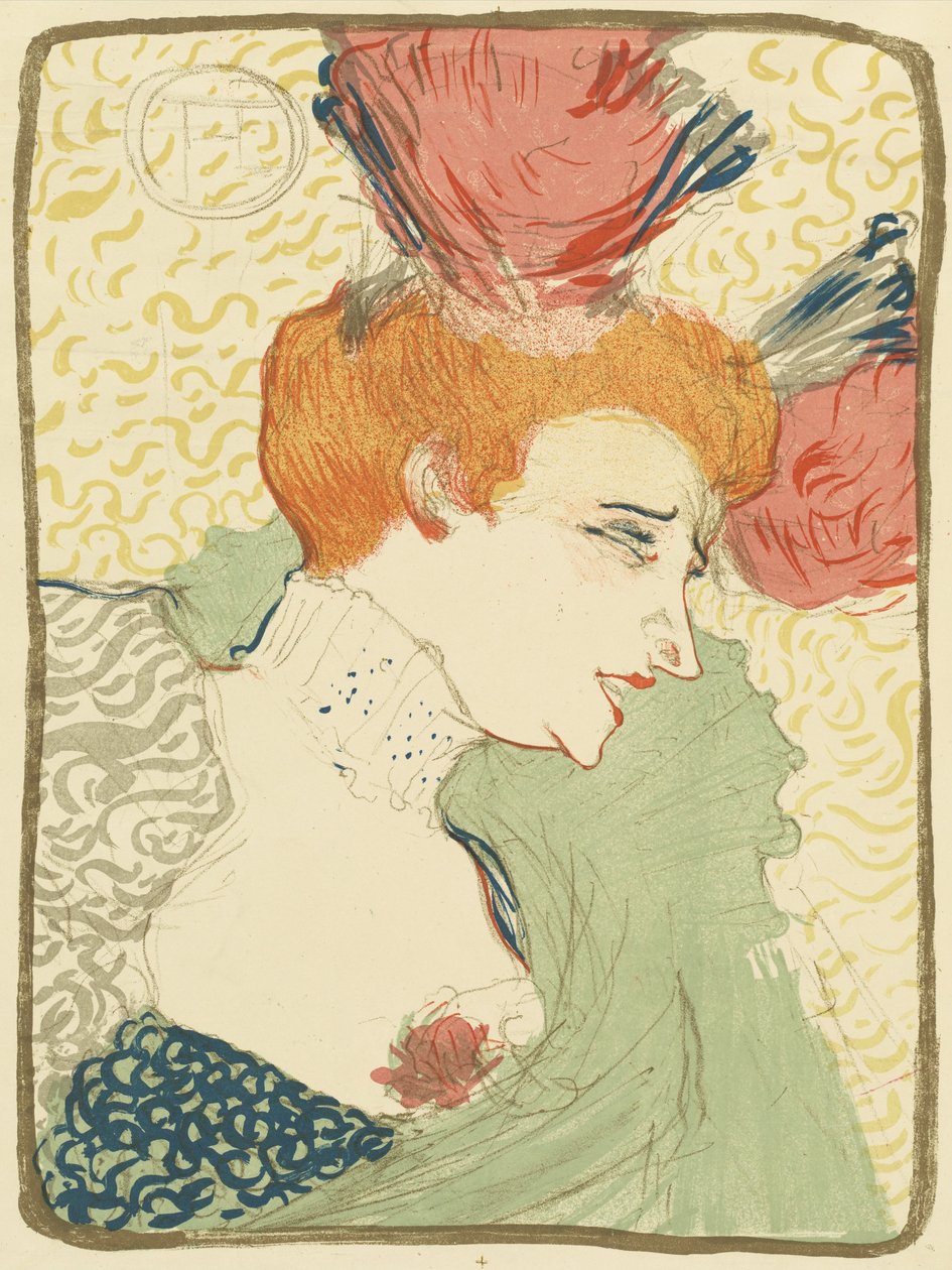 Büste von Mlle. Marcelle Lender von Henri de Toulouse-Lautrec
