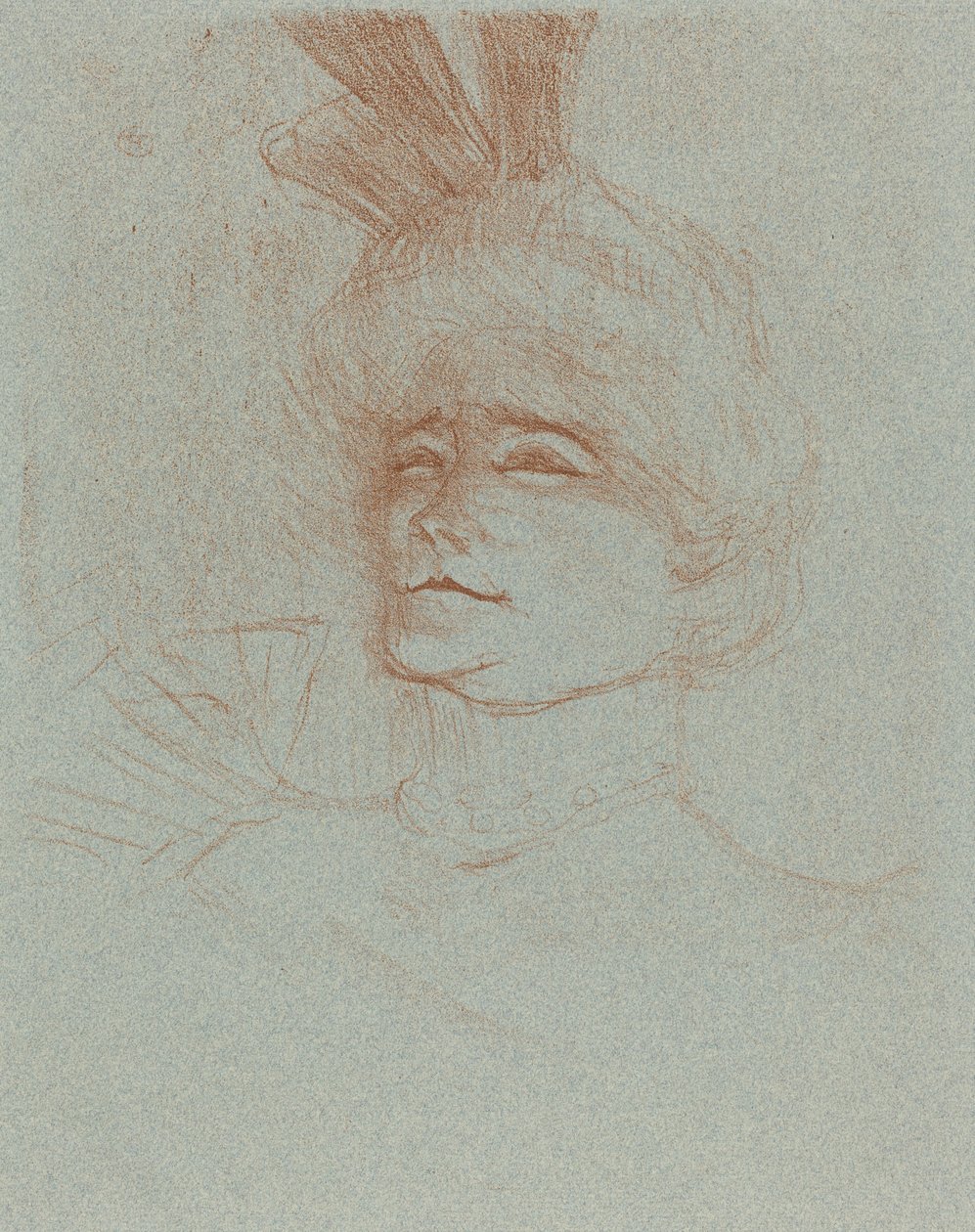 Büste von Mlle. Marcelle Lender, drei Viertel gedreht, 1898 von Henri de Toulouse Lautrec