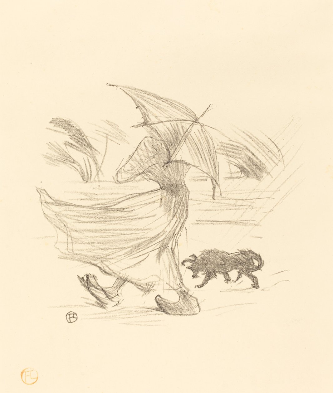 Was der Regen sagt, 1895 von Henri de Toulouse Lautrec