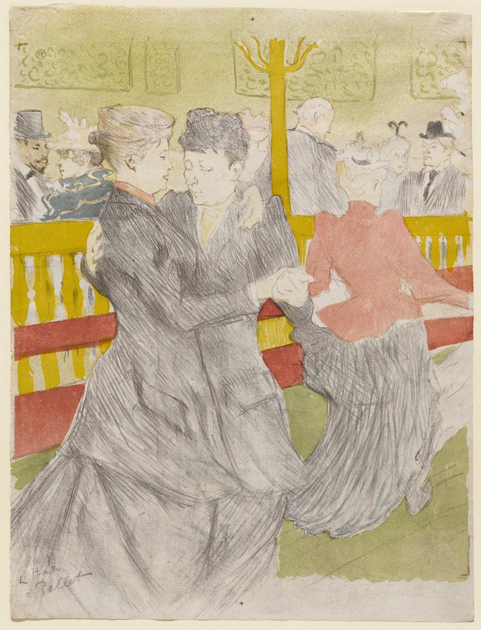 Tanz im Moulin Rouge von Henri de Toulouse-Lautrec