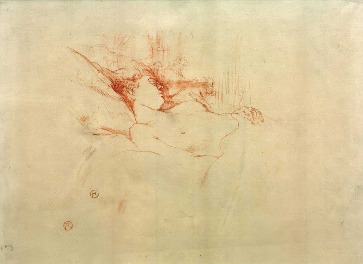 Der Schlaf von Henri de Toulouse Lautrec