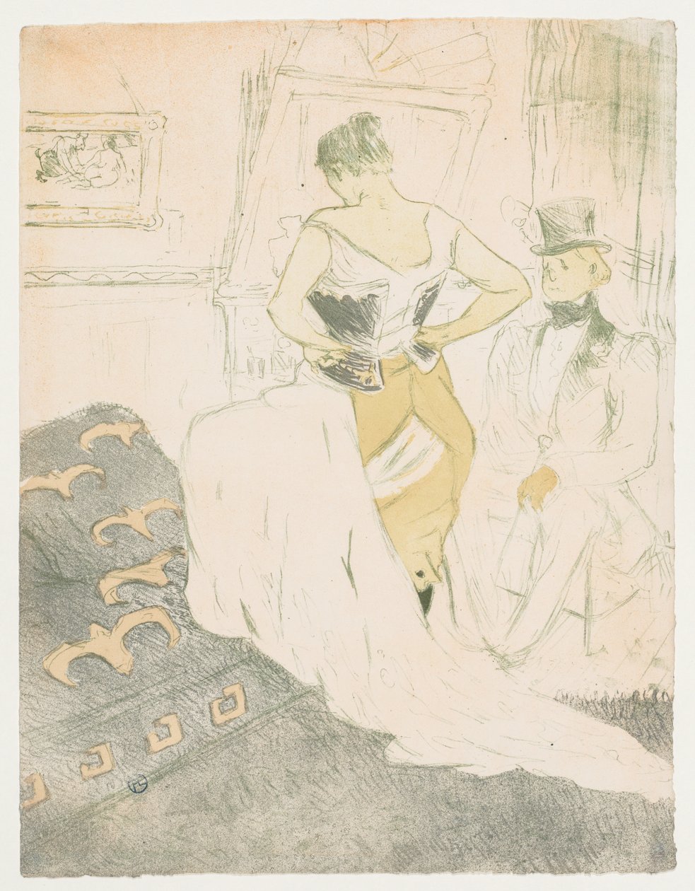 Elles: Frau im Korsett von Henri de Toulouse Lautrec