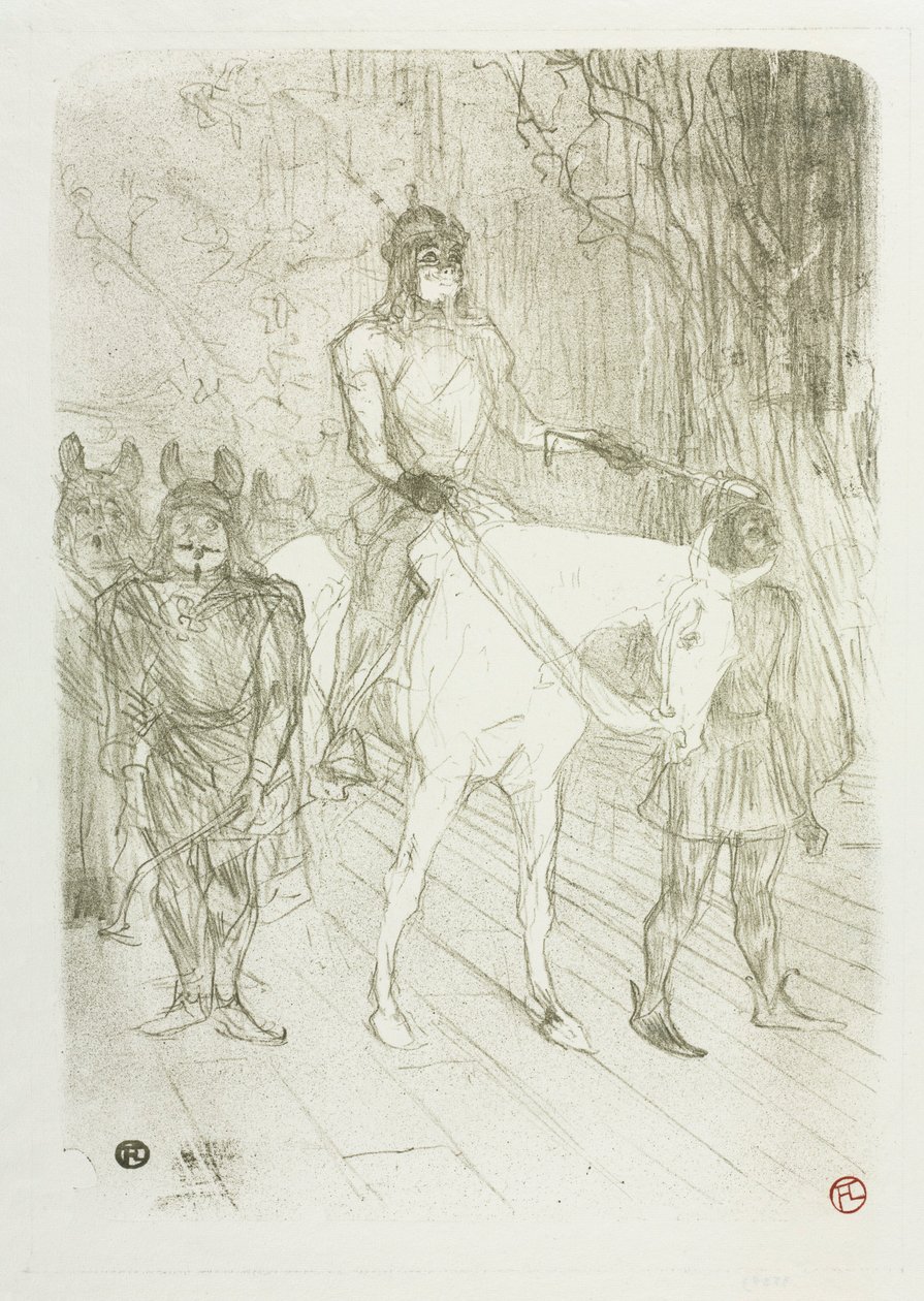Eintritt des Brauers, in Chilpéric von Henri de Toulouse Lautrec