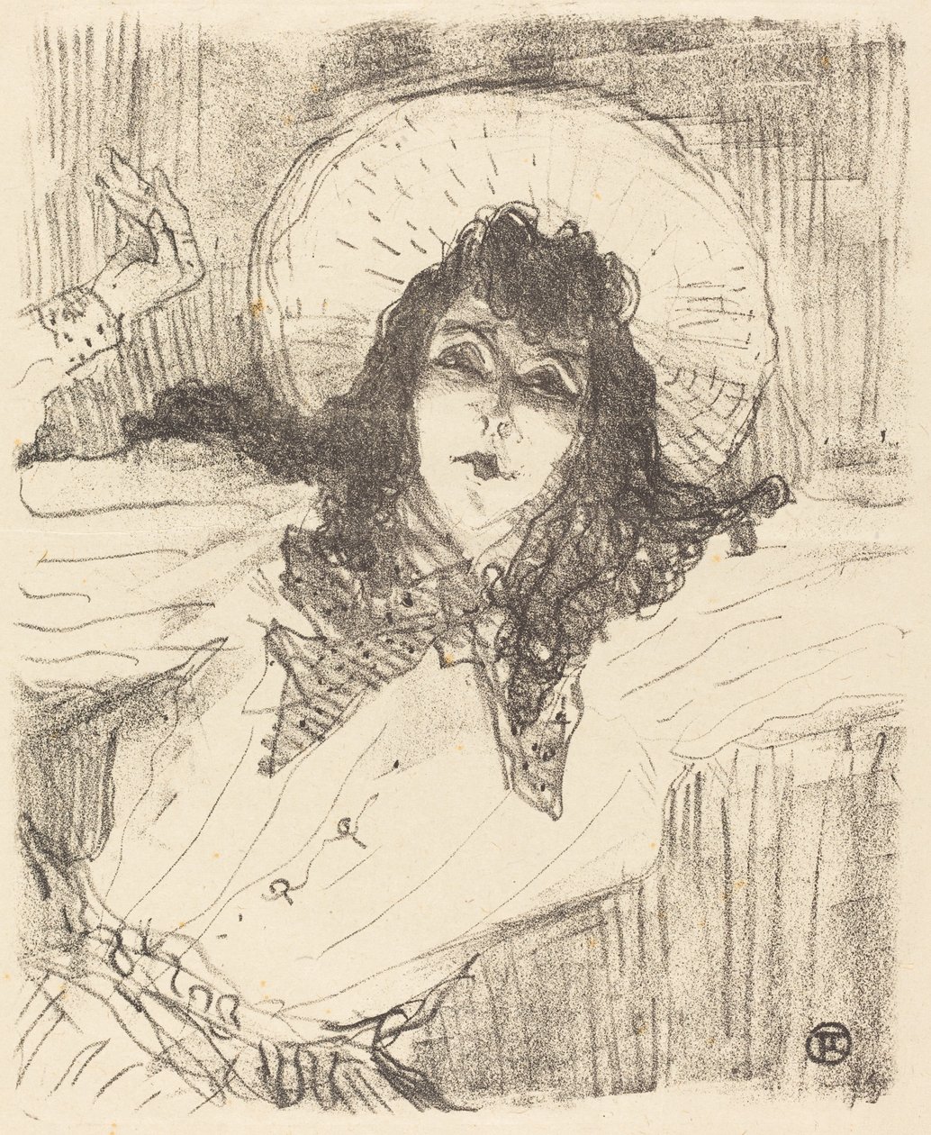 Eva Lavallière von Henri de Toulouse Lautrec