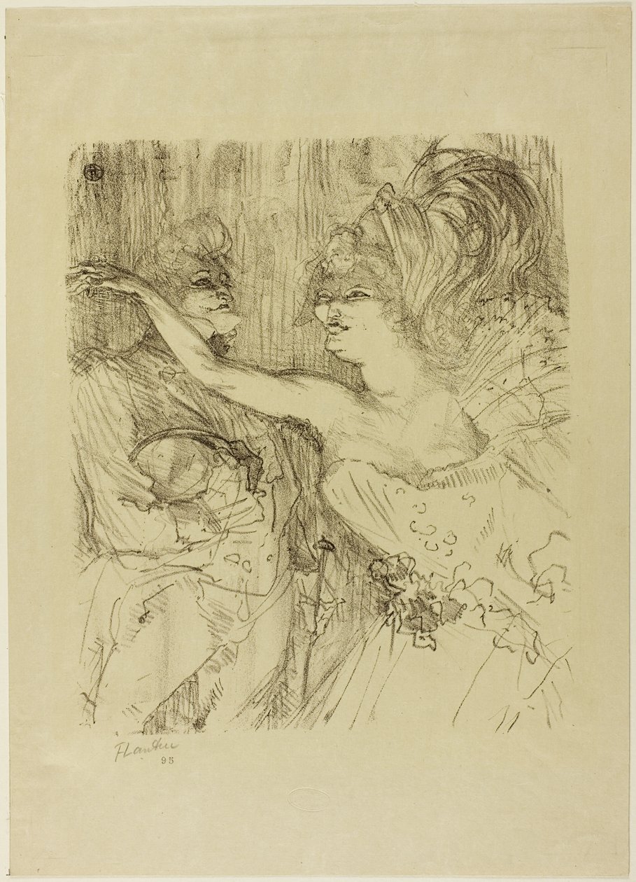 Guy und Mealy, in "Paris qui Marche" von Henri de Toulouse Lautrec