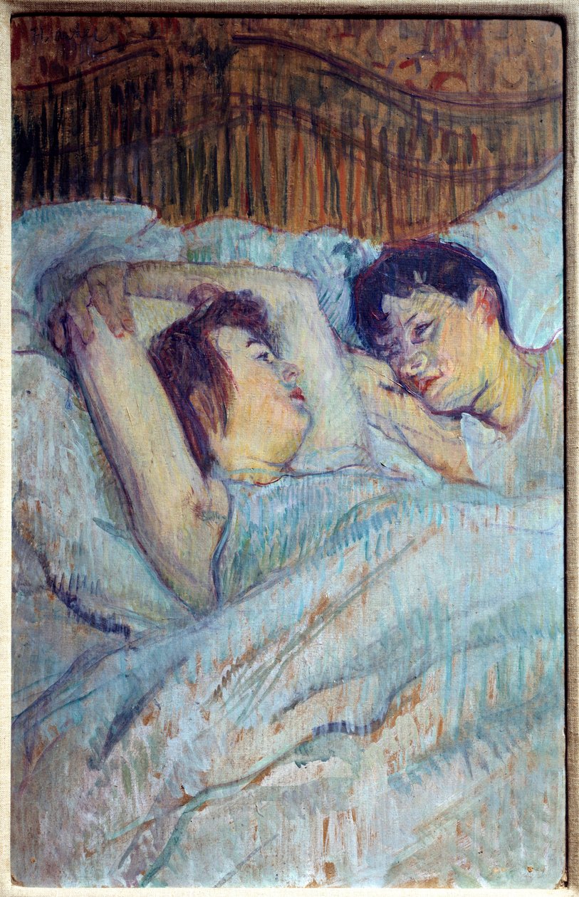 Im Bett von Henri de Toulouse-Lautrec