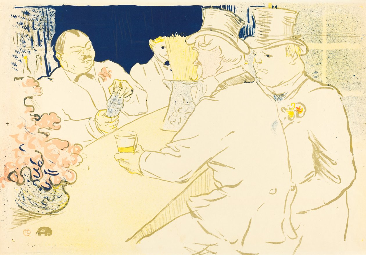 Irische und amerikanische Bar, rue Royale von Henri de Toulouse Lautrec