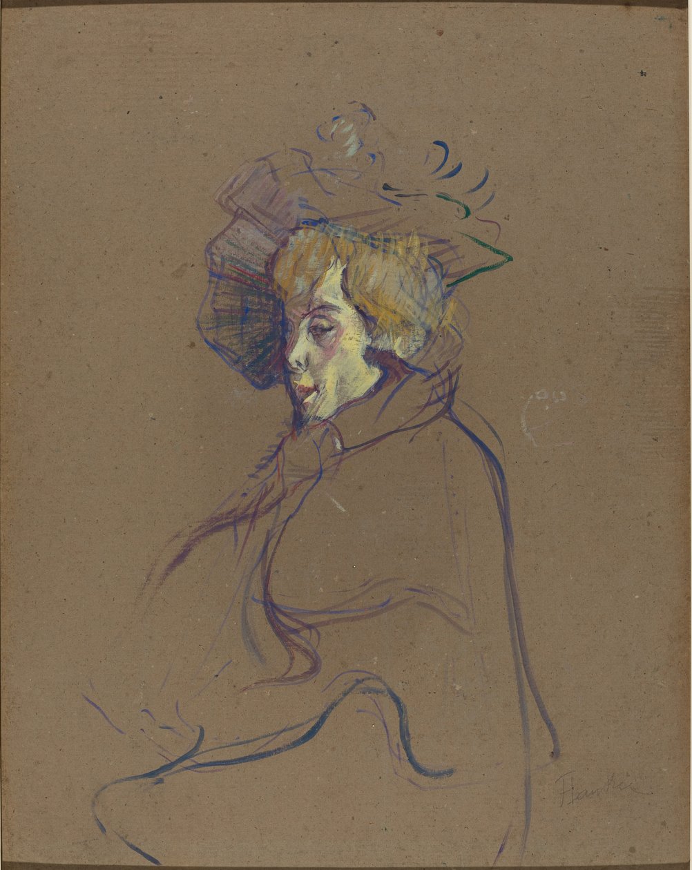 Jane Avril von Henri de Toulouse Lautrec