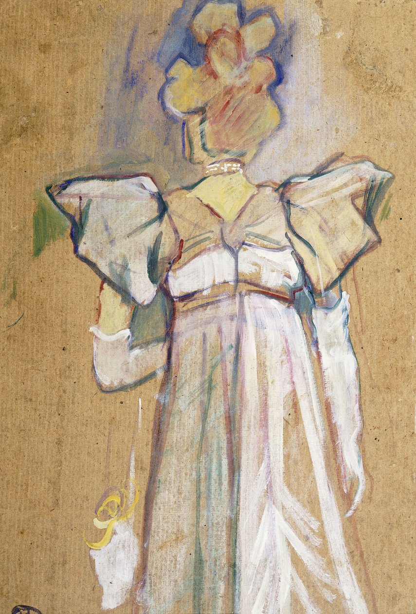 Jane Avril, 1893 von Henri de Toulouse Lautrec