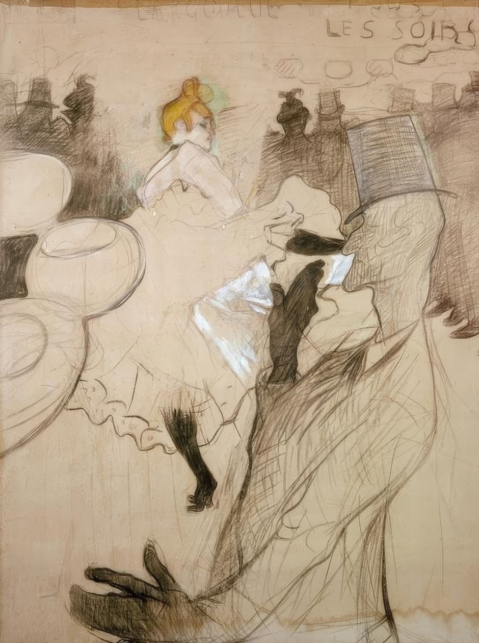 La Goulue und Valentin der Entknotete von Henri de Toulouse Lautrec