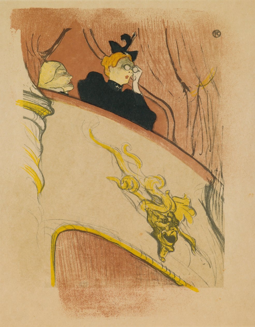 La Loge au Mascaron Doré von Henri de Toulouse Lautrec