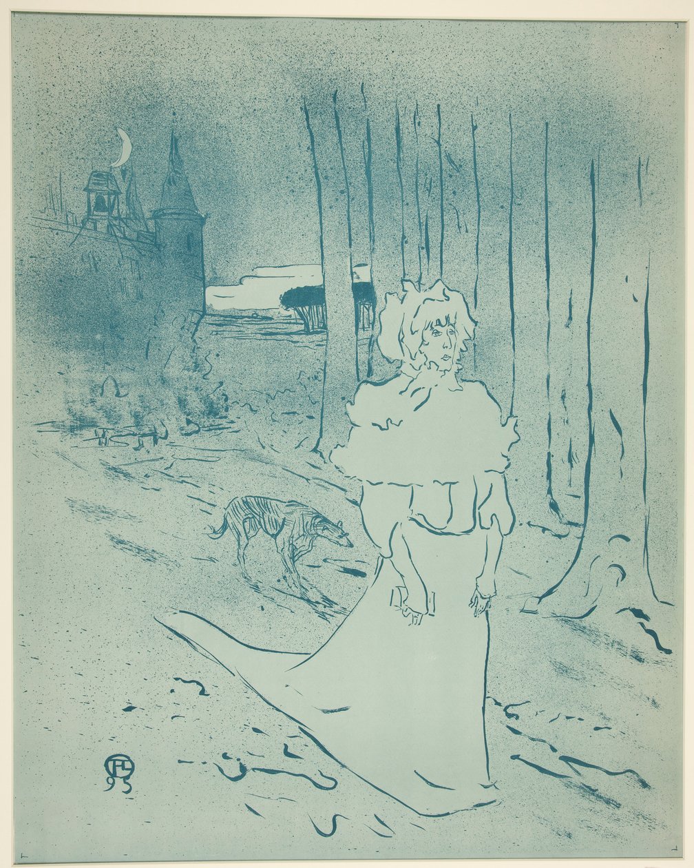 Die Burgherrin oder das Omen von Henri de Toulouse Lautrec