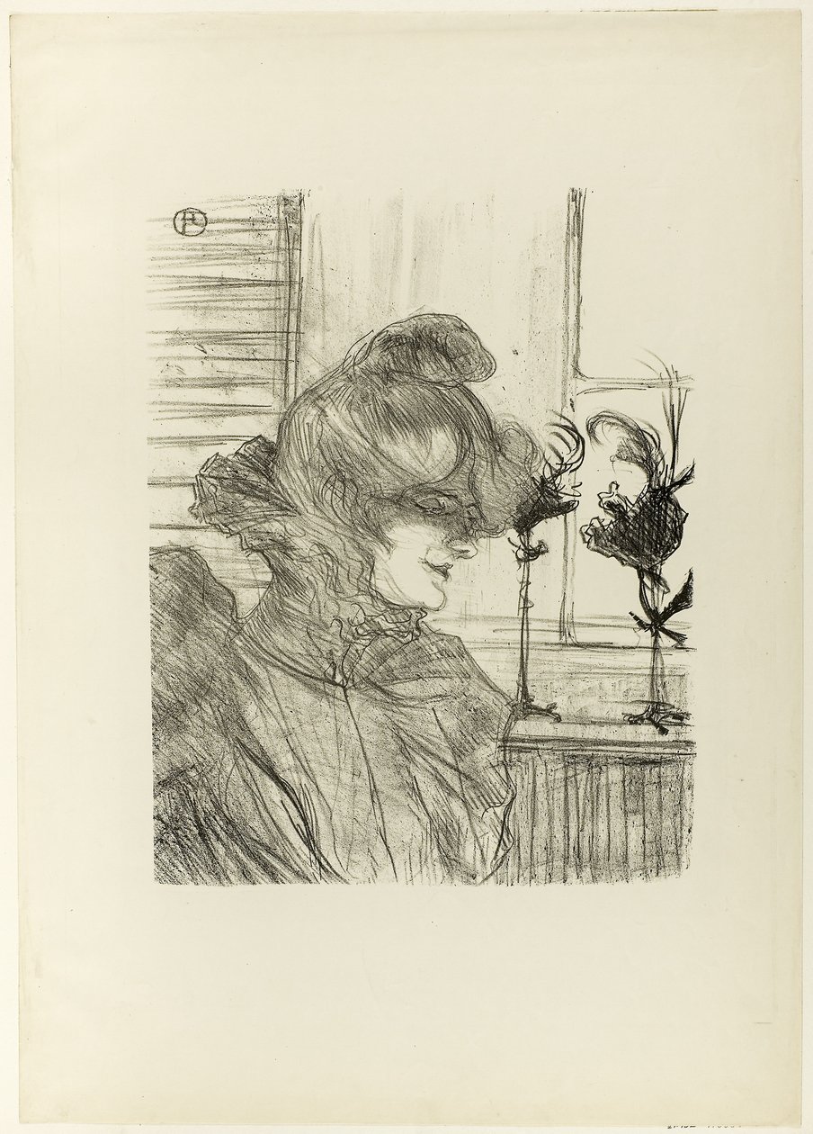 Le Margoin (Mademoiselle Louise Blouet) von Henri de Toulouse Lautrec