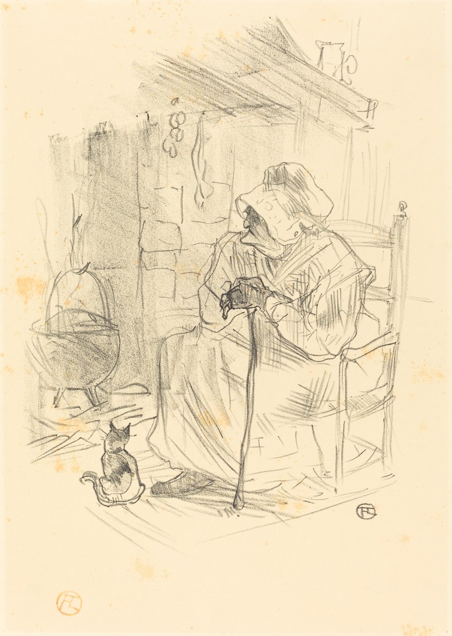 Das Geheimnis, 1895 von Henri de Toulouse-Lautrec
