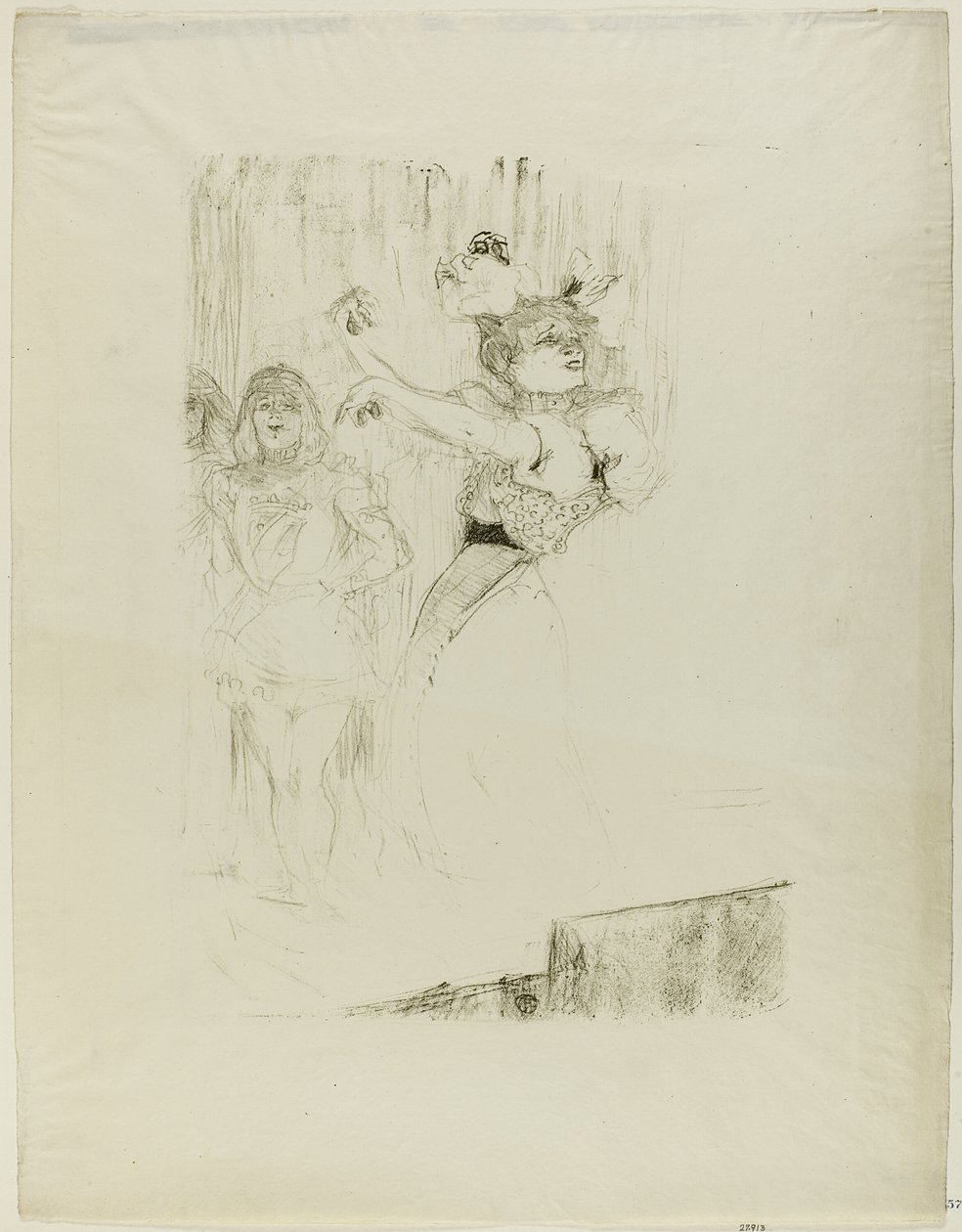 Lender tanzt den Bolero in Chilpéric von Henri de Toulouse Lautrec