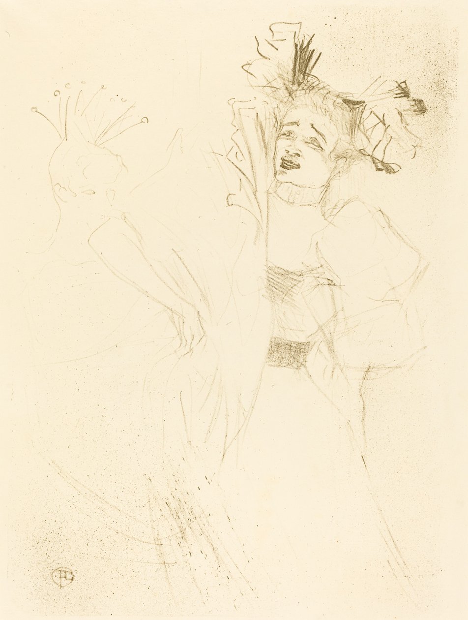 Lender von vorne in "Chilperic" (Lender de face dans "Chilpéric") von Henri de Toulouse Lautrec