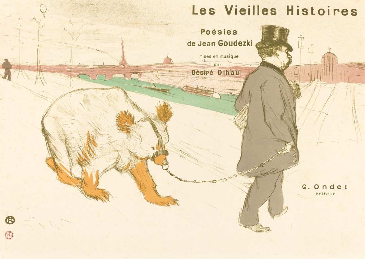 Les Vielles Histoires (Umschlag/Titelblatt) von Henri de Toulouse-Lautrec