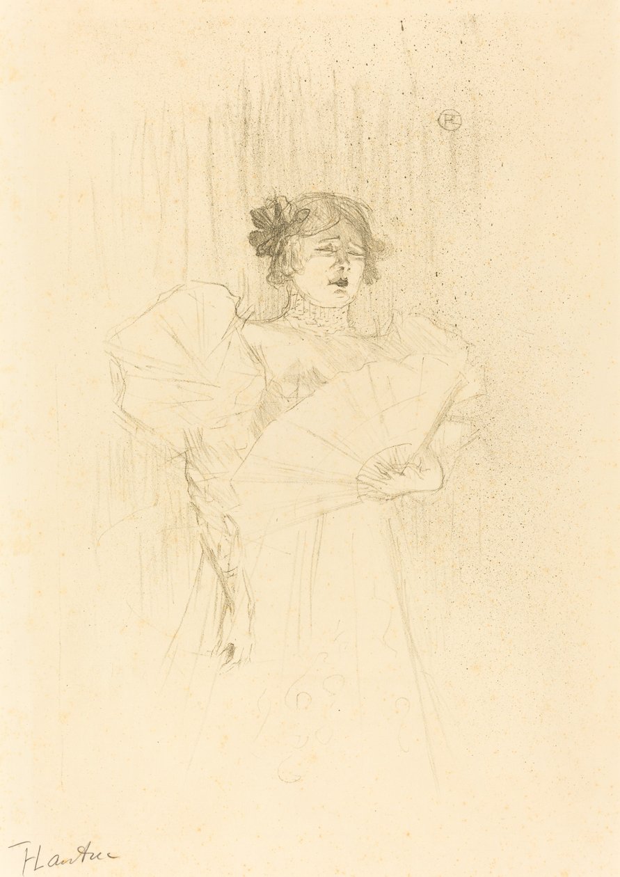 Luce Myres von vorne von Henri de Toulouse Lautrec
