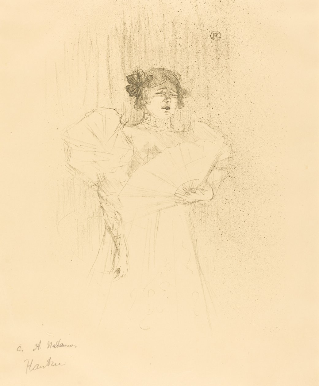 Luce Myres von vorne (1895) von Henri de Toulouse Lautrec