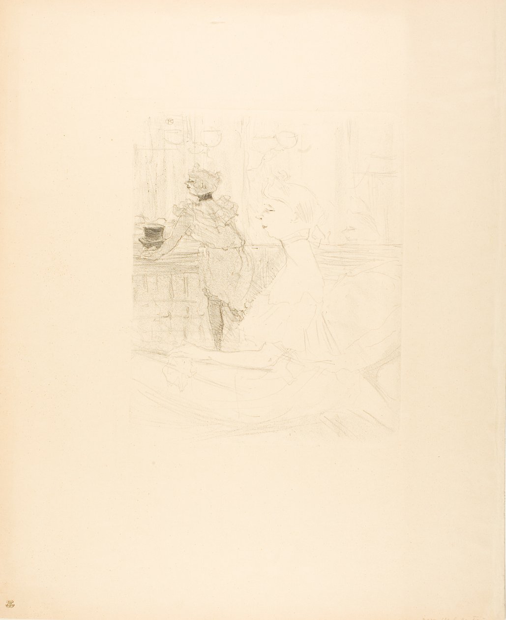 Mademoiselle Leconte von Henri de Toulouse-Lautrec