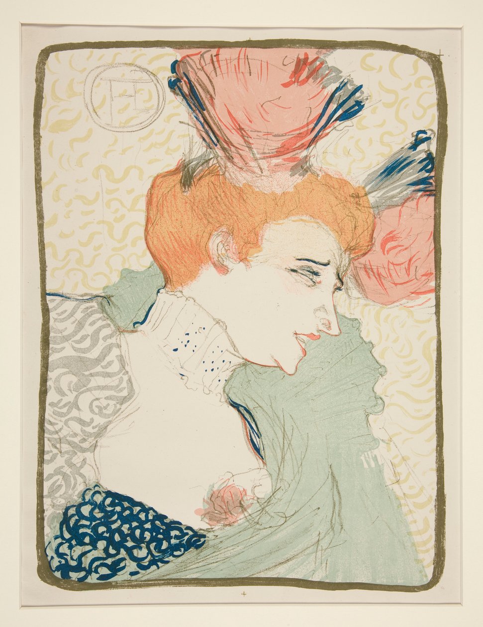 Porträtbüste von Mademoiselle Marcelle Lender von Henri de Toulouse Lautrec