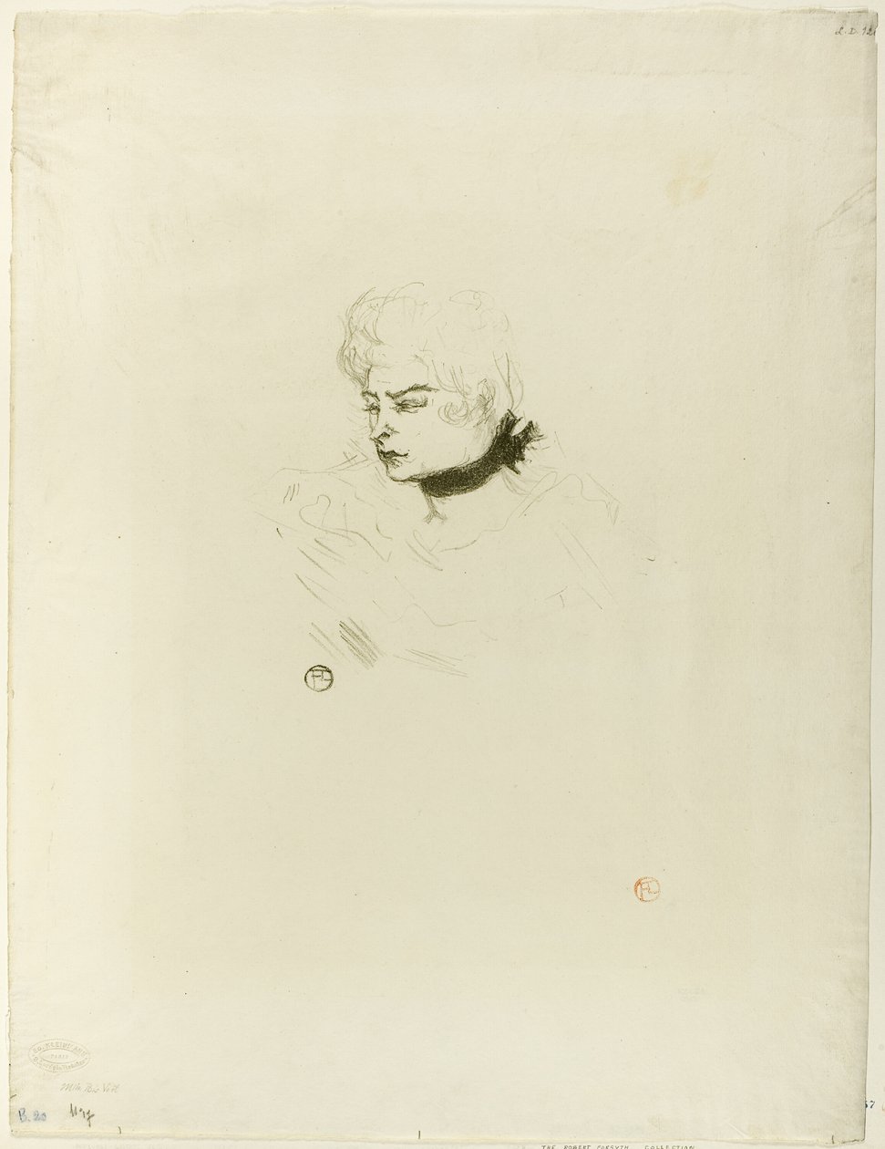 Mademoiselle Pois Vert von Henri de Toulouse Lautrec