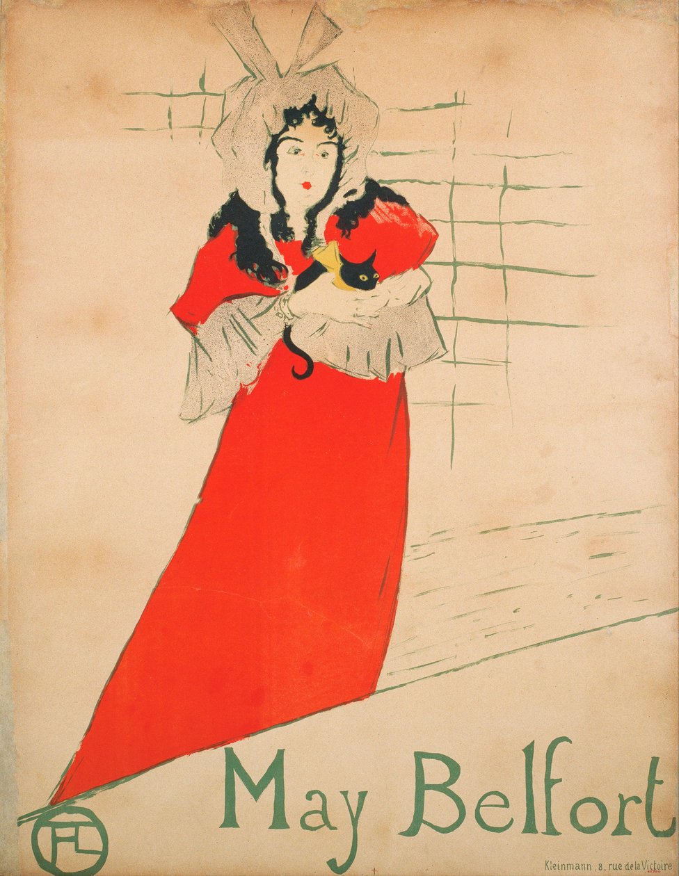 May Belfort (Poster) von Henri de Toulouse Lautrec