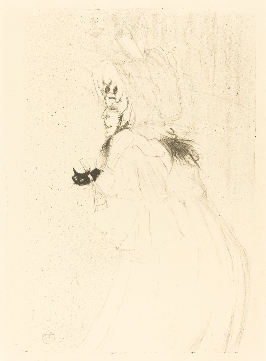 May Belfort verbeugt sich, 1895 von Henri de Toulouse Lautrec