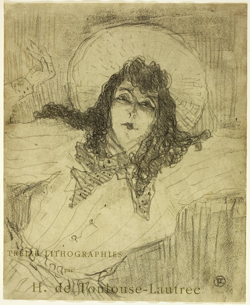 May Belfort, aus Treize Lithographies von Henri de Toulouse Lautrec