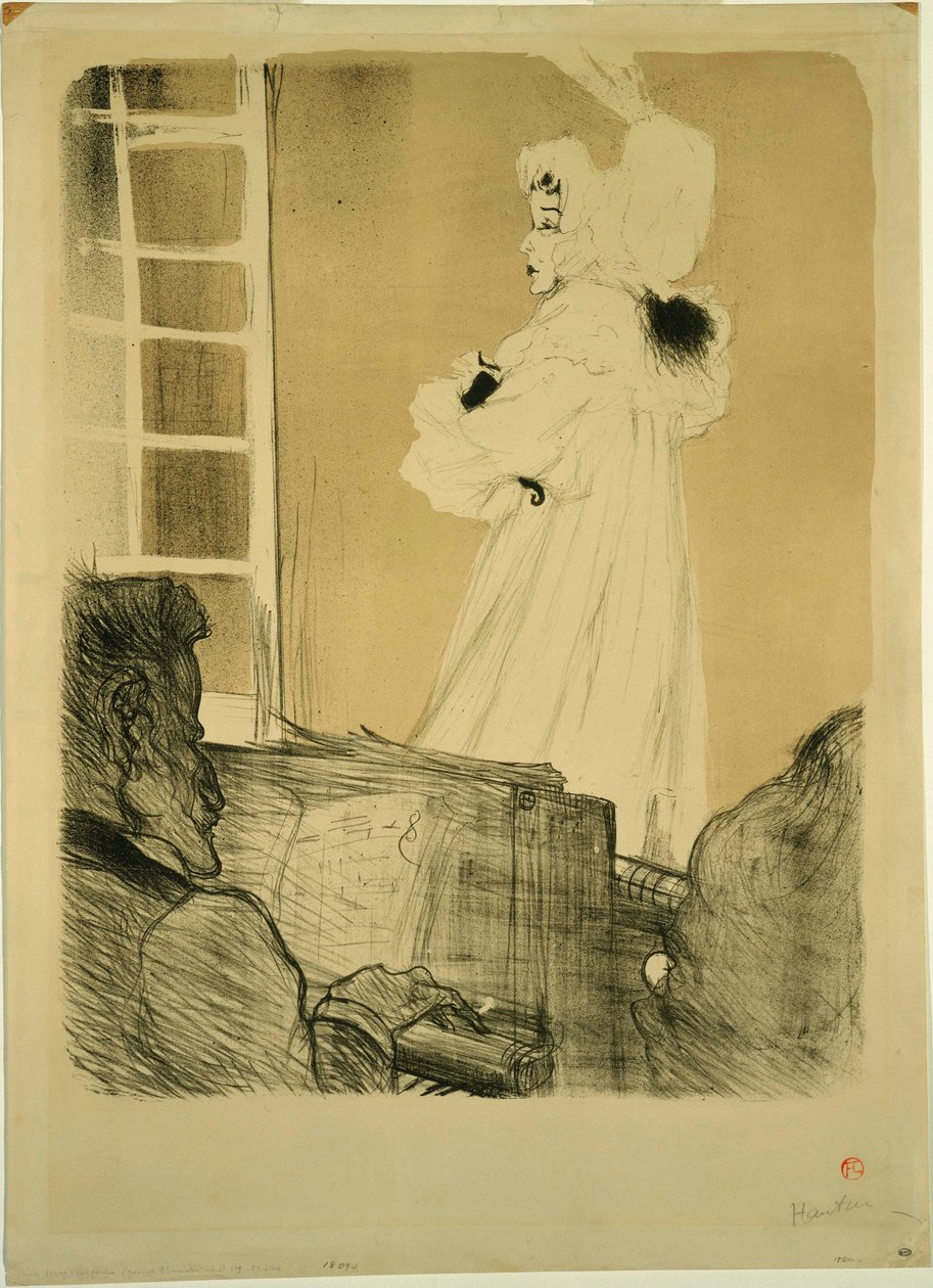 Miss May Belfort (Zustand I) von Henri de Toulouse Lautrec